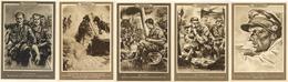 Propaganda WK II Infanterie Lot Mit 21 Ansichtskarten I-II - Oorlog 1939-45