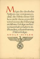 Propaganda WK II Plakat 24 X 36 Cm Wochenspruch Der NSDAP I-II - Oorlog 1939-45