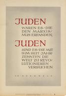 Propaganda WK II Plakat 24 X 36 Cm Wochenspruch Der NSDAP I-II (Ecke Abgerissen) - Oorlog 1939-45