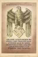 Propaganda WK II Plakat 24 X 36 Cm Wochenspruch Der NSDAP I-II (fleckig) - Oorlog 1939-45