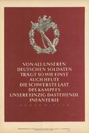 Propaganda WK II Plakat 24 X 36 Cm Wochenspruch Der NSDAP Sign. Fielitz I-II - Oorlog 1939-45