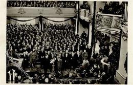 Propaganda WK II Staatsakt In Potsdam Ansprache Hitler Foto-Karte I-II - Oorlog 1939-45