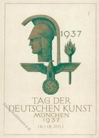 Propaganda WK II WK II Tag Der Deutschen Kunst Sign. Klein, R.  Künstlerkarte I-II - Oorlog 1939-45
