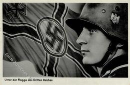 Propaganda WK II WK II Unter Der Flagge Des Dritten Reiches  Foto AK I-II - Oorlog 1939-45