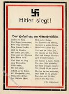 NS-LIEDKARTE WK II - SA - EHRENBREITSTEIN - HITLER Siegt! I - War 1939-45