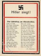 NS-LIEDKARTE WK II - SA - EHRENBREITSTEIN - HITLER Siegt! I - Guerra 1939-45