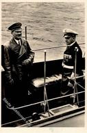 Hitler Großadmiral Raeder WK II Foto AK I-II - War 1939-45