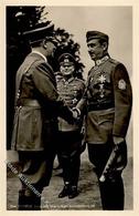 Hitler Marschall Mannerheim WK II PH 1582 Foto AK I-II - Guerra 1939-45