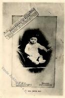 Hitler Propaganda Erstes Kinderbild Abfotografiert II (Eckbug) - War 1939-45