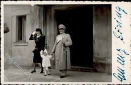 GÖRING WK II - Seltene Foto-Ak Mit Familie Und AUTOGRAMM V. Emmy GÖRING I-II - Guerra 1939-45