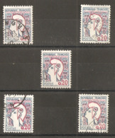 France   1961 -   Oblitéré    1282a  -   0,20 C  (  5 Exemplaires ) - 1961 Maríanne De Cocteau