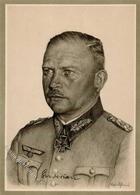 Ritterkreuzträger WK II Guderian Generaloberst Künstlerkarte I-II - Guerra 1939-45