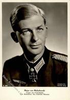 Ritterkreuzträger WK II Malachowski Von, Major Foto AK I-II - Oorlog 1939-45