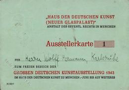 HDK Ausstellerkarte I-II (Eckbug, Keine AK) - Weltkrieg 1939-45