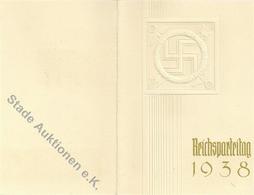 Reichsparteitag Nürnberg (8500) 1938 WK II Einladung Schlusskongress I- - Guerra 1939-45