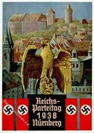 Reichsparteitag Nürnberg (8500) 1938 WK II Künstler-Karte I- - War 1939-45
