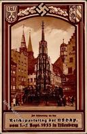 Reichsparteitag WK II Nürnberg (8500) 1933  I-II - Weltkrieg 1939-45