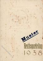Reichsparteitag WK II Nürnberg (8500) 1938 Einlasskarte Muster  II (fleckig) - Weltkrieg 1939-45