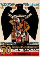 ALTENBURG WK II - 50 Jahre VDA-SCHUTZARBEIT 1936 - Künstlerkarte I - War 1939-45