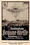 BAMBERG WK II - BRAUNE MESSE BAMBERG 1934 - Künstlerkarte Sign. G.Pabst I - Oorlog 1939-45