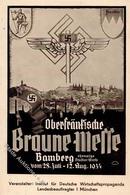 BAMBERG WK II - BRAUNE MESSE BAMBERG 1934 - Künstlerkarte Sign. G.Pabst I - Guerre 1939-45