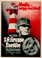 BREMEN WK II - TAG Der SA-GRUPPE NORDSEE 1936 - Sign. Künstlerkarte I-II - Oorlog 1939-45