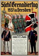 DRESDEN WK II - Sächs. GRENADIERTAG 1937 I-II - Weltkrieg 1939-45