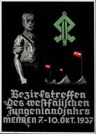 MENDEN WK II - HJ-BEZIRKSTREFFEN D. Westfälischen Jugendlandjahres 1937 I - Guerre 1939-45