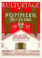 PASEWALK WKK II - KULTURTAGE POMMERN 1937 Mit S-o I-II - Weltkrieg 1939-45