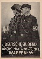 SS Propaganda WK II Deutsche Jugend Waffen SS I-II - Guerra 1939-45