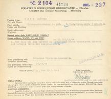 SS Verleihungsurkunde Kroatien Bronzene Tapferkeitsmedaille Unterschrift SS Sturmbandführer Uhlenberger I-II - Weltkrieg 1939-45