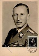 SS WK II Heydrich, R. SS Obergruppenführer Foto AK I-II - Oorlog 1939-45