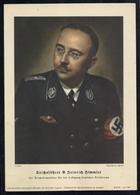 SS WK II Reichsführer Heinrich Himmler Plakat 14,7 X 21 Cm I-II - Oorlog 1939-45