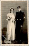 SS WK II Soldat Hochzeit  Foto AK I-II - Oorlog 1939-45