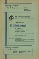 WHW - Klapp-Werbeblatt - NSV-Ortsgruppe GRÖPELINGEN - SS-Osterkonzert Zu Gunsten Des WHW 1937, Etwas Stockig, I-II - Guerra 1939-45