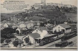 CPA Saint FLOUR Cantal Auvergne Non Circulé Gare Train Chemin De Fer - Saint Flour