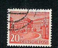 Berlin 1949: Mi.-Nr. 49 IV (PM 9): Berliner Bauten   Gest. - Varietà E Curiosità