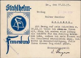 STAHLHELM - Stahlhelm-Frauenbund 1933 I-II - Guerra 1939-45