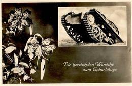 WK II PANZER - Geburtstagskarte 1942 I-II - War 1939-45