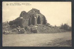 +++ CPA - Ruines D' HOUTHULST - Guerre 1914-1918 - L'Eglise - Nels    // - Houthulst