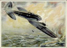 MILITÄR WK II - Wehrmacht Serie 5/3  Bombenangriff Auf Ein Britisches U-Boot I-II - Guerra 1939-45