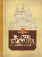 Sammelbild-Album Deutsche Stadtwappen Aus West Und Ost Kosmos Zigarettenbilder Um 1950 Komplett II - Guerra 1939-45