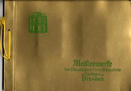 Sammelbild-Album Meisterwerke Der Staatlichen Gemäldegalerie Im Zwinger Dresden Teekanne 30'er Jahre Komplett II - Oorlog 1939-45