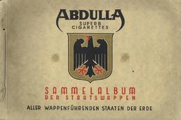 Sammelbild-Album Staatswappen 2 Bände Abdulla Zigaretten Ca. 1932 Komplett II - Oorlog 1939-45