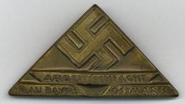 WK II Anstecknadel Arbeitsschlacht Gau Bayr. Ostmark I-II - Oorlog 1939-45