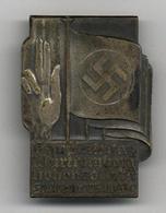 WK II Anstecknadel Gauparteitag Württemberg Hohenzoller Stuttgart 1934 I-II - Oorlog 1939-45