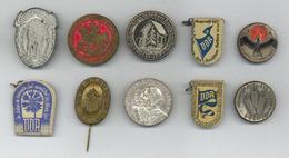 WK II Anstecknadel Lot Mit 10 Stück Verschieden Ereignisse I-II - Oorlog 1939-45