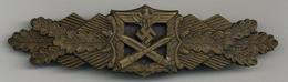 WK II MILITARIA - Orden - NAHKAMPFSPANGE In Bronze I-II - Oorlog 1939-45