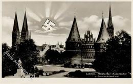 Aufgehende Sonne WK II - LÜBECK Marke Entfernt I-II - Guerre 1939-45