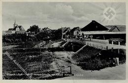 Aufgehende Sonne WK II - VILECK,Opf. Adolf-Hitler-Strasse Mit Adoölf-Hitler-brücke, NSDAP-Ortsgruppen-o I - War 1939-45